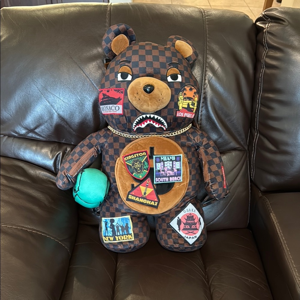 Sprayground Limited Edition International Teddy Bear Backpack